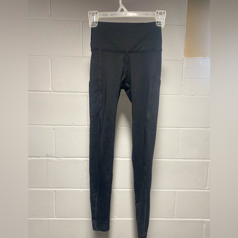 AERIE Black Leggings with Pockets